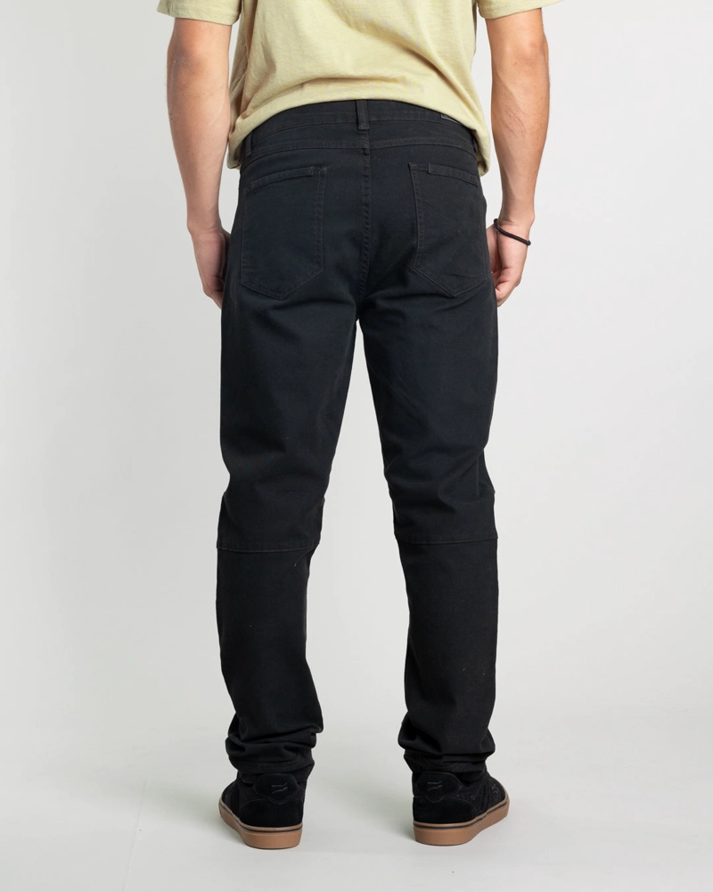 PANTALON JUVENIL CANVAS PROCESADO NEGRO POLEMIC - 3
