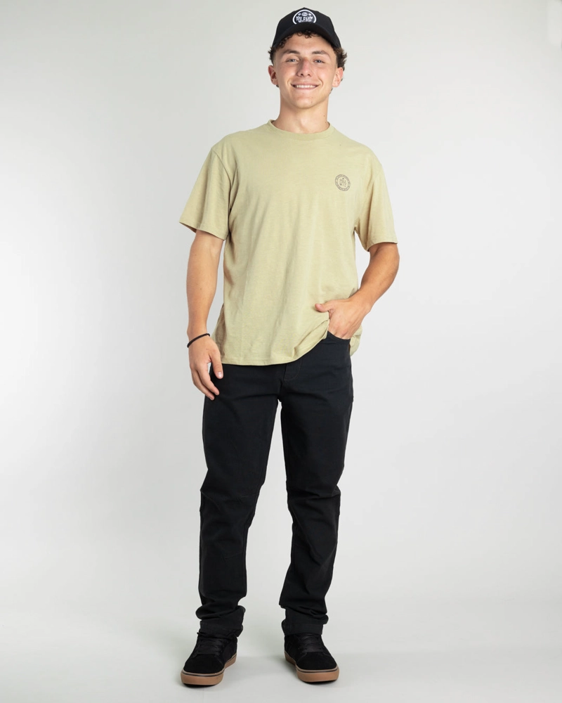 PANTALON JUVENIL CANVAS PROCESADO NEGRO POLEMIC - 5