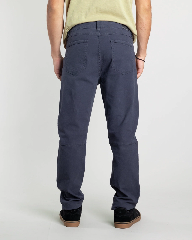 PANTALON JUVENIL CANVAS PROCESADO AZUL POLEMIC - 3