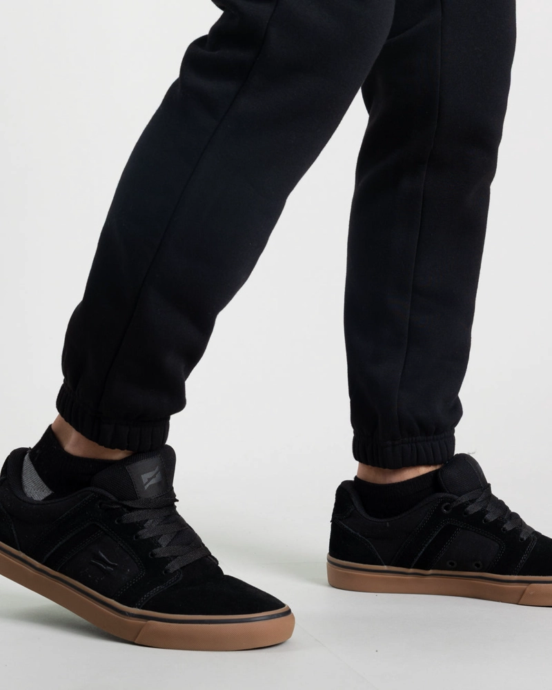 JOGGER FRANELA JUVENIL CON PUÑOS NEGRO POLEMIC - 5