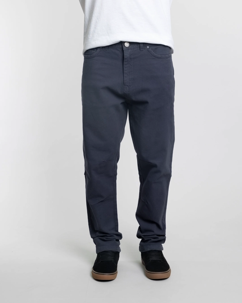 PANTALON HOMBRE CANVAS PROCESADO AZUL POLEMIC - 1