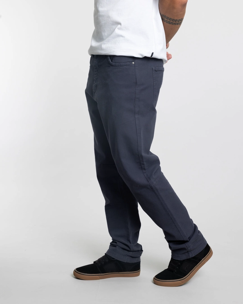 PANTALON HOMBRE CANVAS PROCESADO AZUL POLEMIC - 3