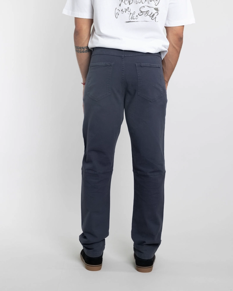 PANTALON HOMBRE CANVAS PROCESADO AZUL POLEMIC - 4