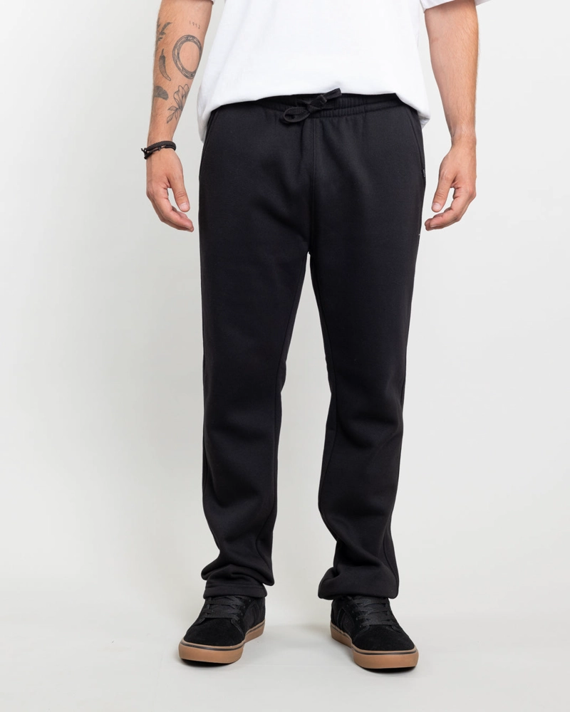 JOGGER FRANELA CORTE RECTO NEGRO POLEMIC - 1