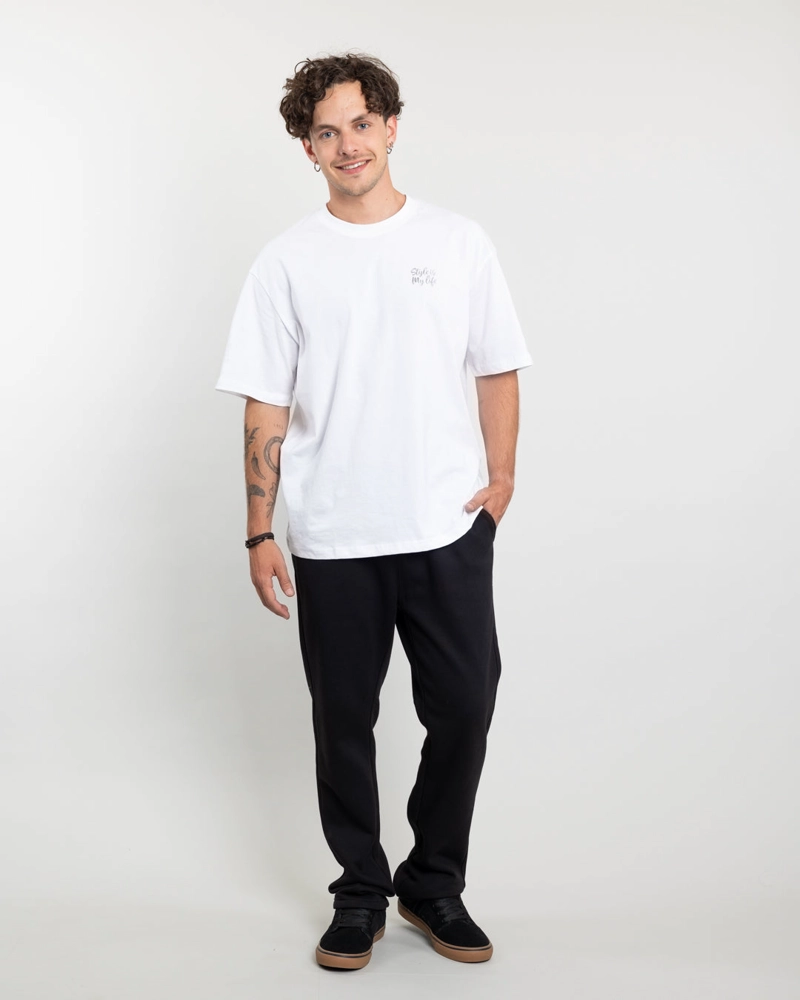 JOGGER FRANELA CORTE RECTO NEGRO POLEMIC - 2