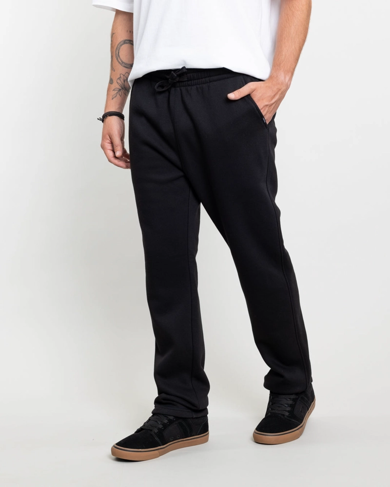 JOGGER FRANELA CORTE RECTO NEGRO POLEMIC - 3