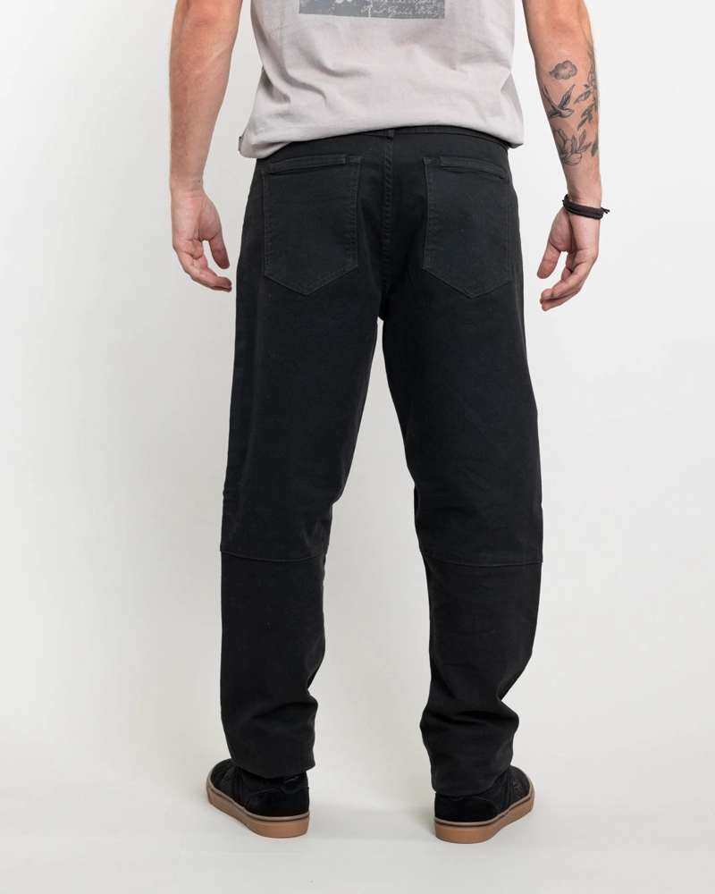 PANTALON HOMBRE CANVAS PROCESADO NEGRO POLEMIC - 4