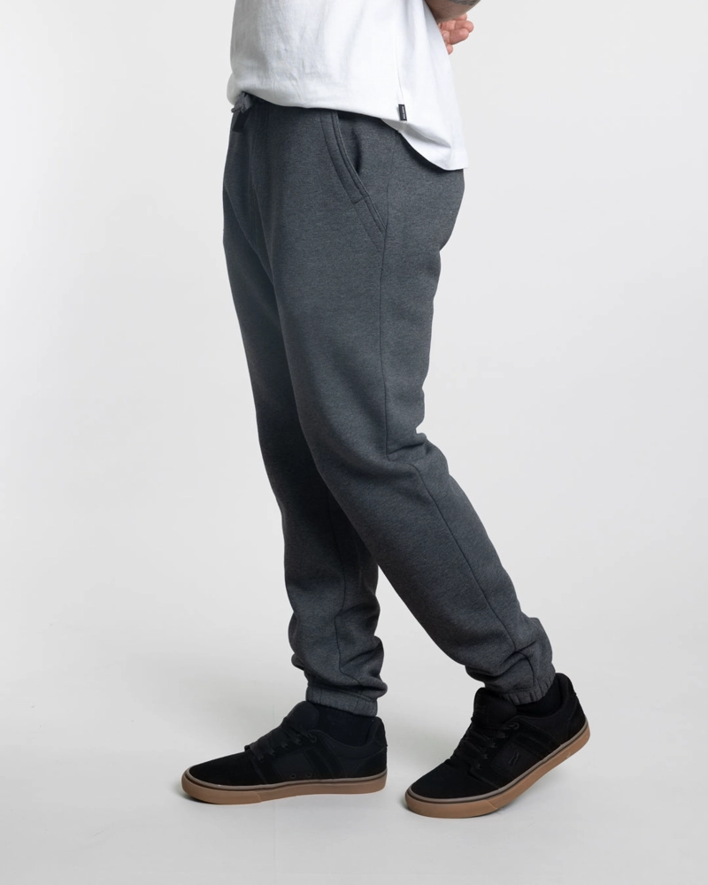 JOGGER FRANELA CON PUÑOS GRIS POLEMIC - 4