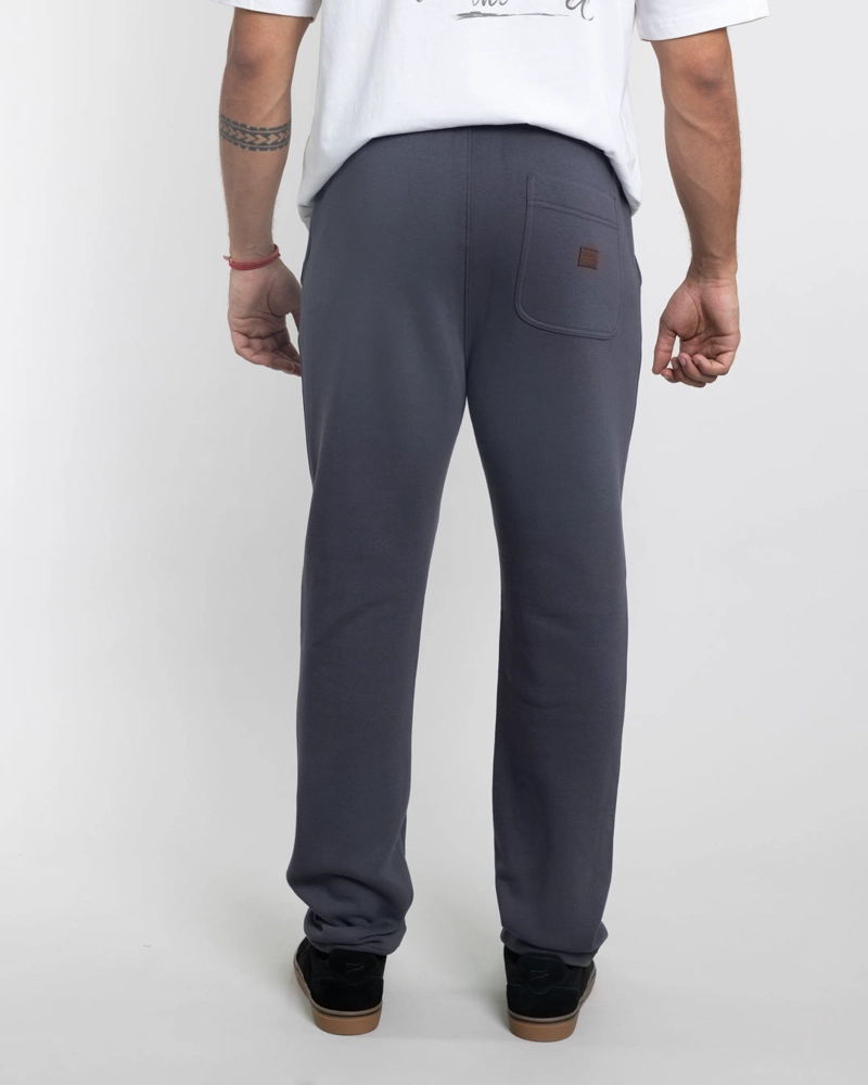 JOGGER FRANELA CORTE RECTO AZUL POLEMIC - 4