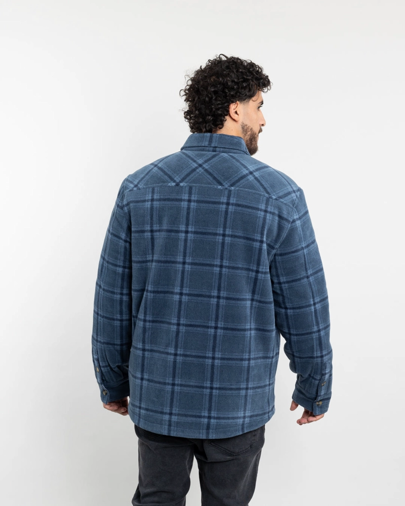 CHAQUETA CAMPERA HOMBRE FORRADA EN MICROPOLAR LEÑADORA SIN GORRO POLEMIC - 3