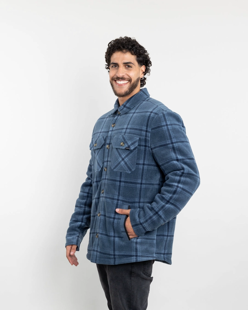 CHAQUETA CAMPERA HOMBRE FORRADA EN MICROPOLAR LEÑADORA SIN GORRO POLEMIC - 5