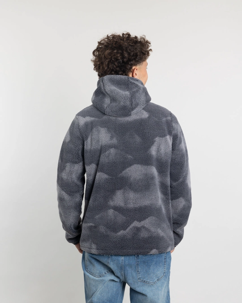 POLERON JUVENIL MINI SHERPA PRINT CON GORRO POLEMIC - 4