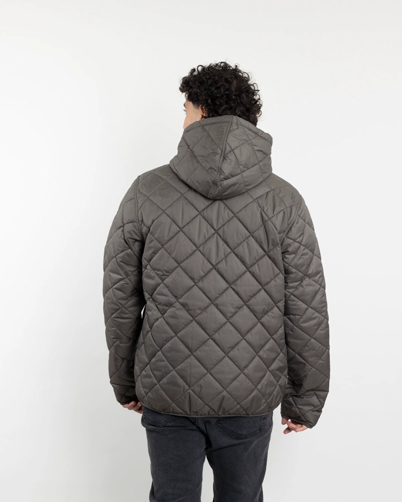 PARKA HOMBRE WATERPROOF CON ACOLCHADO VERDE POLEMIC - 3