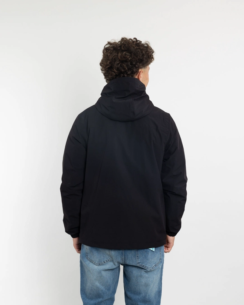 PARKA NIÑO IMPERMEABLE CON MICROPOLAR NEGRO POLEMIC - 5
