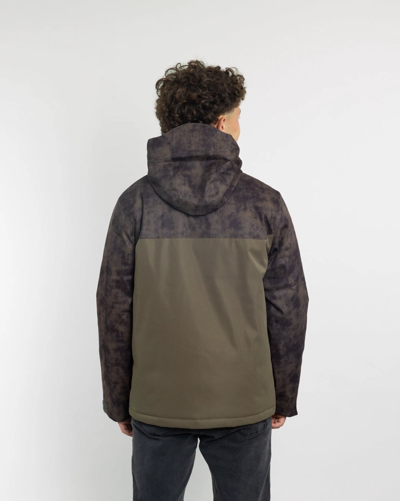 PARKA NIÑO IMPERMEABLE CON ESTAMPADO VERDE POLEMIC - 5