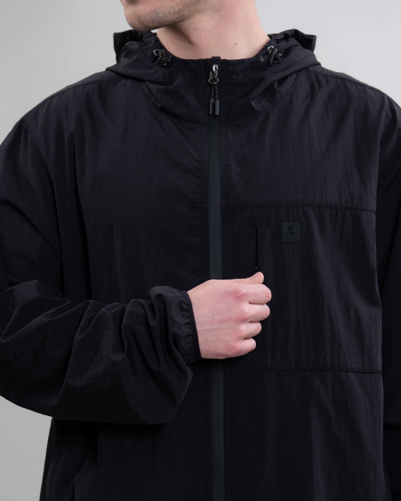 CORTAVIENTOS HOMBRE CON GORRO NEGRO POLEMIC - 5