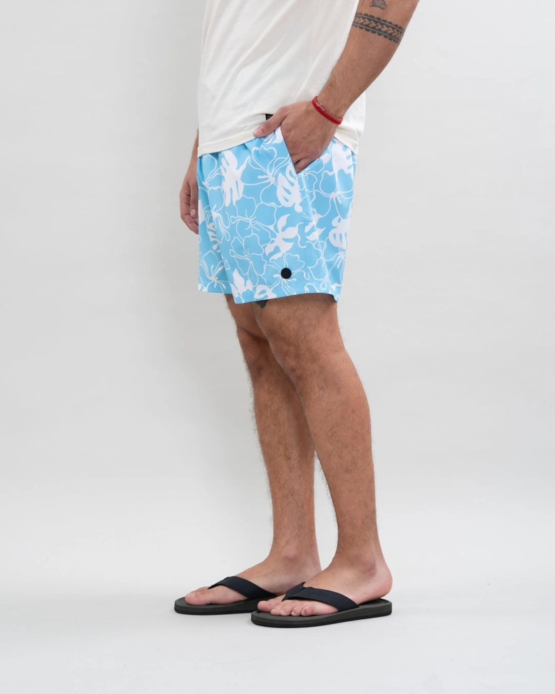 TRAJE DE BAÑO PRETINA ELASTICADA HAWAII POLEMIC - 3