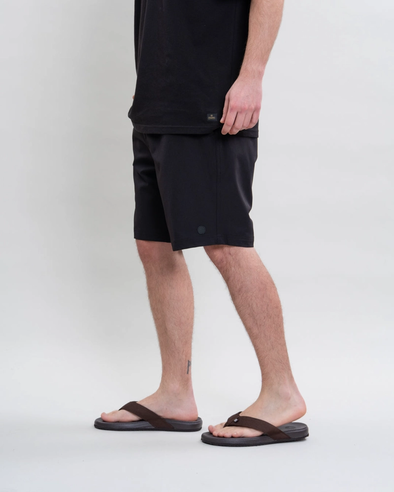 TRAJE DE BAÑO PRETINA ELASTICADA CASTOR NEGRO POLEMIC - 3