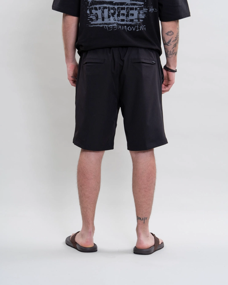 TRAJE DE BAÑO PRETINA ELASTICADA CASTOR NEGRO POLEMIC - 4