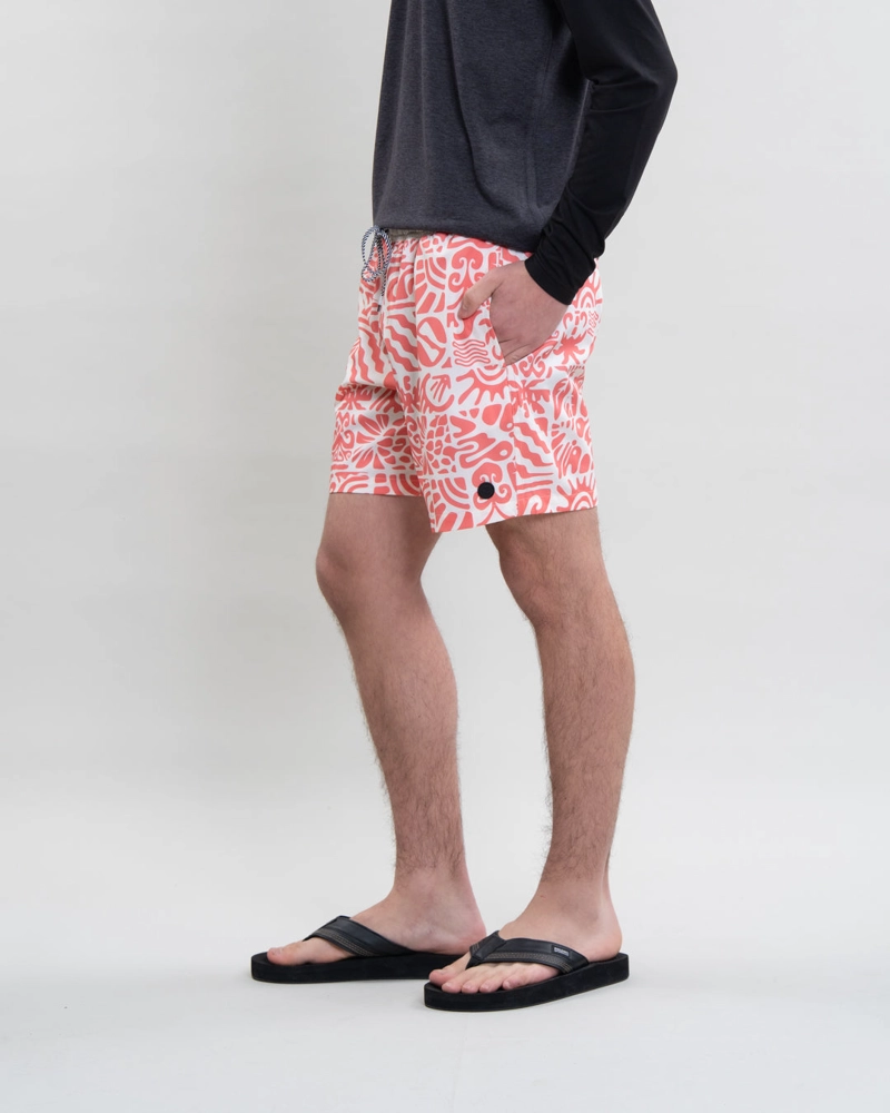 TRAJE DE BAÑO JUVENIL PRETINA ELASTICADA SURF POLEMIC - 1
