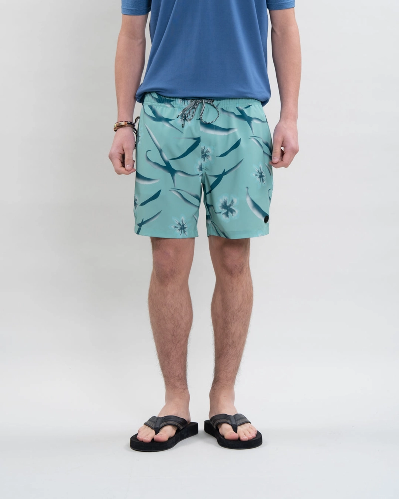 TRAJE DE BANO JUVENIL PRETINA ELASTICADA SEA POLEMIC Verde 18