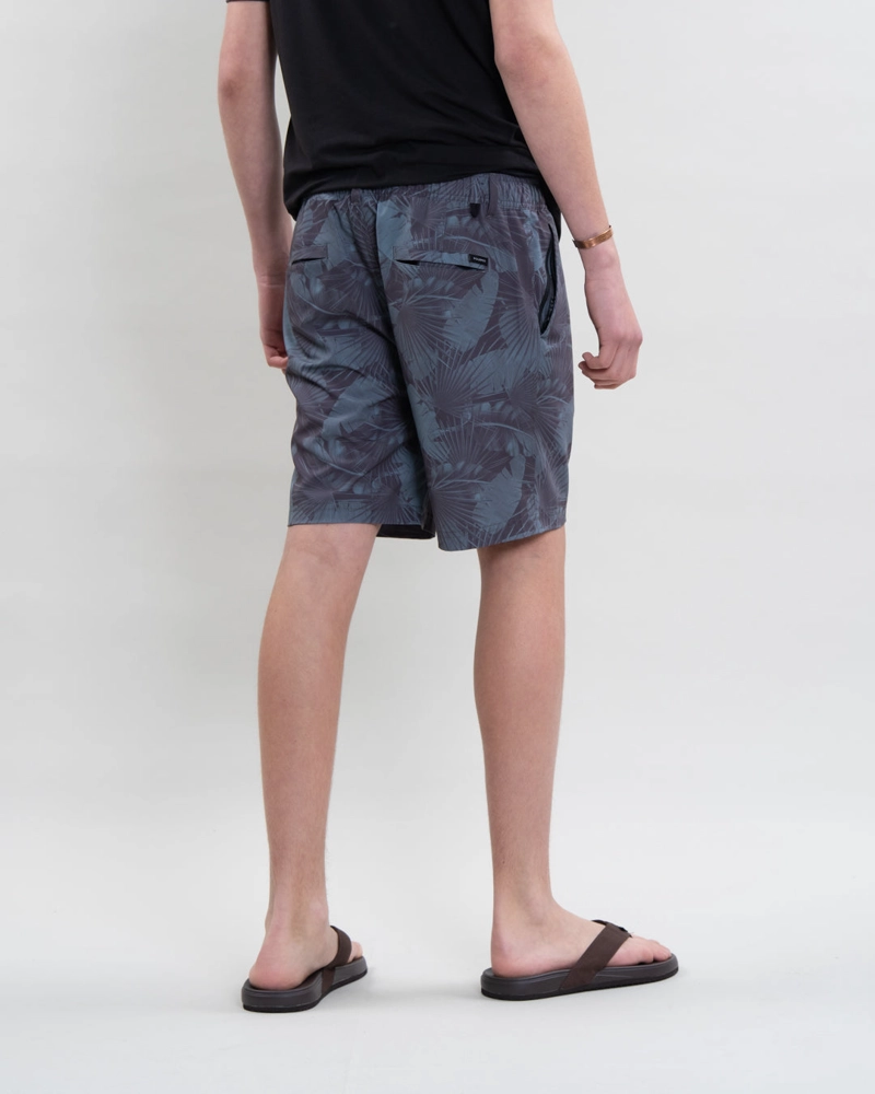 TRAJE DE BAÑO JUVENIL PRETINA ELASTICADA CASTOR GRIS POLEMIC - 4