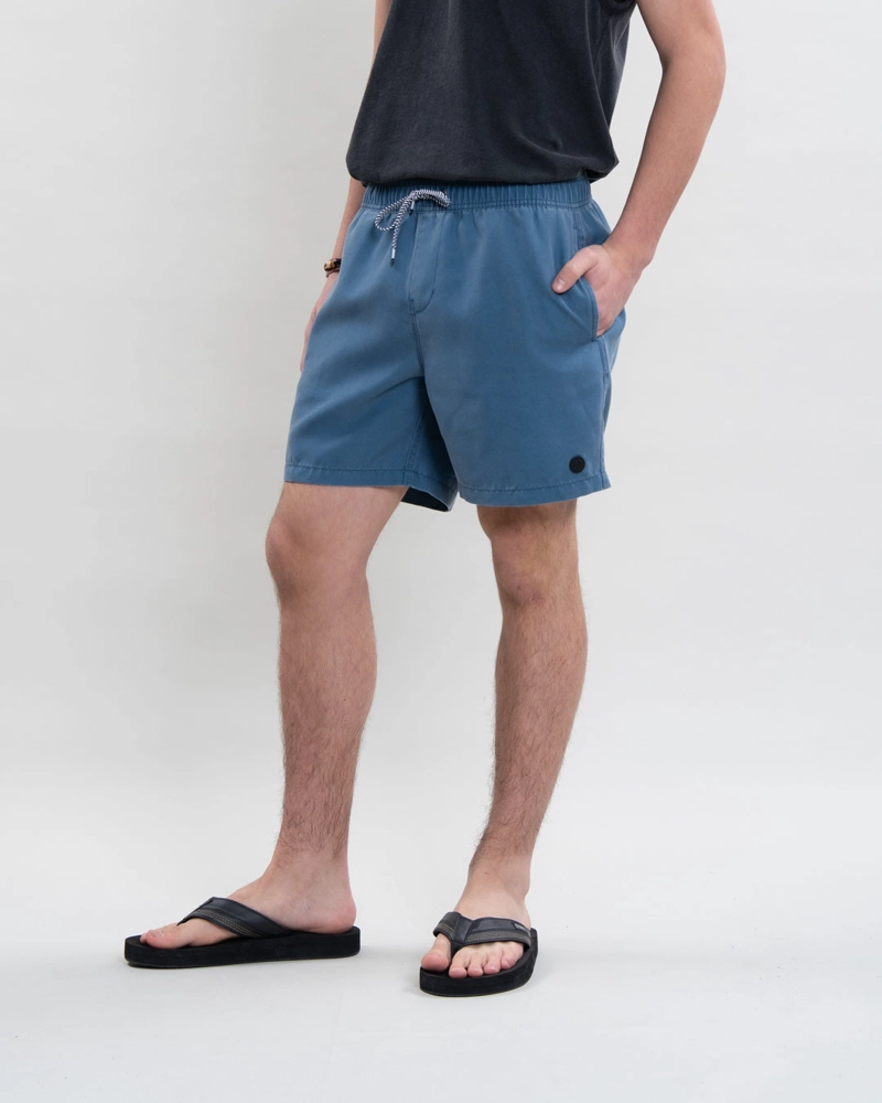 TRAJE DE BANO JUVENIL PRETINA ELASTICADA SOLID POLEMIC Azul 16