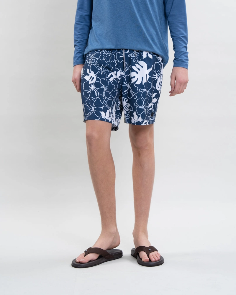 TRAJE DE BANO JUVENIL PRETINA ELASTICADA HAWAII POLEMIC Azul 18