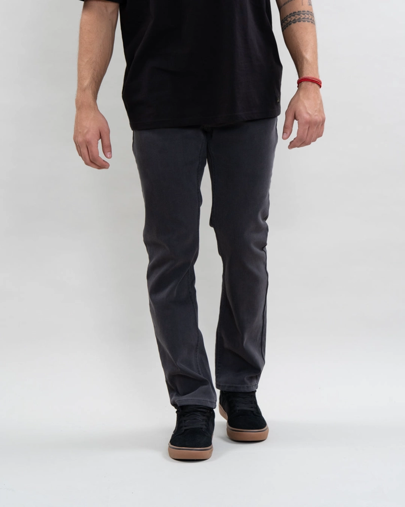 JEANS HOMBRE DENIM REGULAR FIT GRIS POLEMIC - 2
