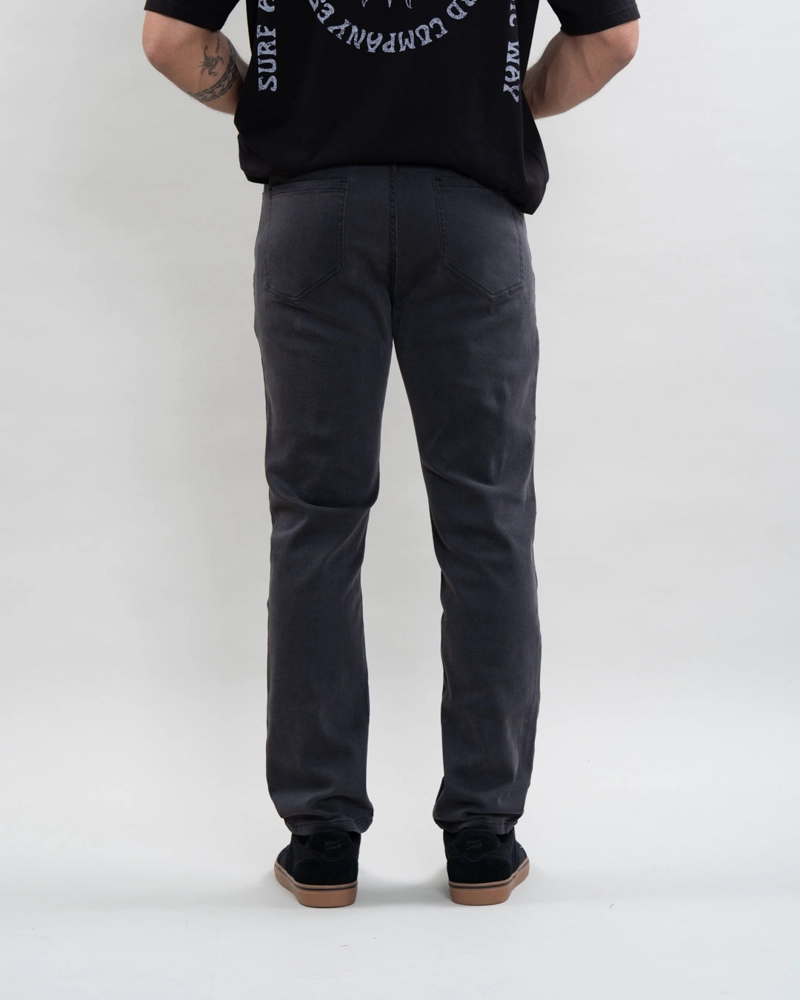 JEANS HOMBRE DENIM REGULAR FIT GRIS POLEMIC - 4