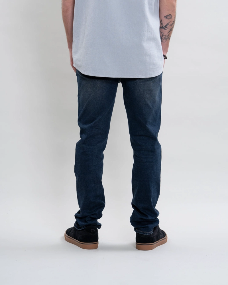 JEANS HOMBRE DENIM REGULAR FIT AZUL POLEMIC - 4