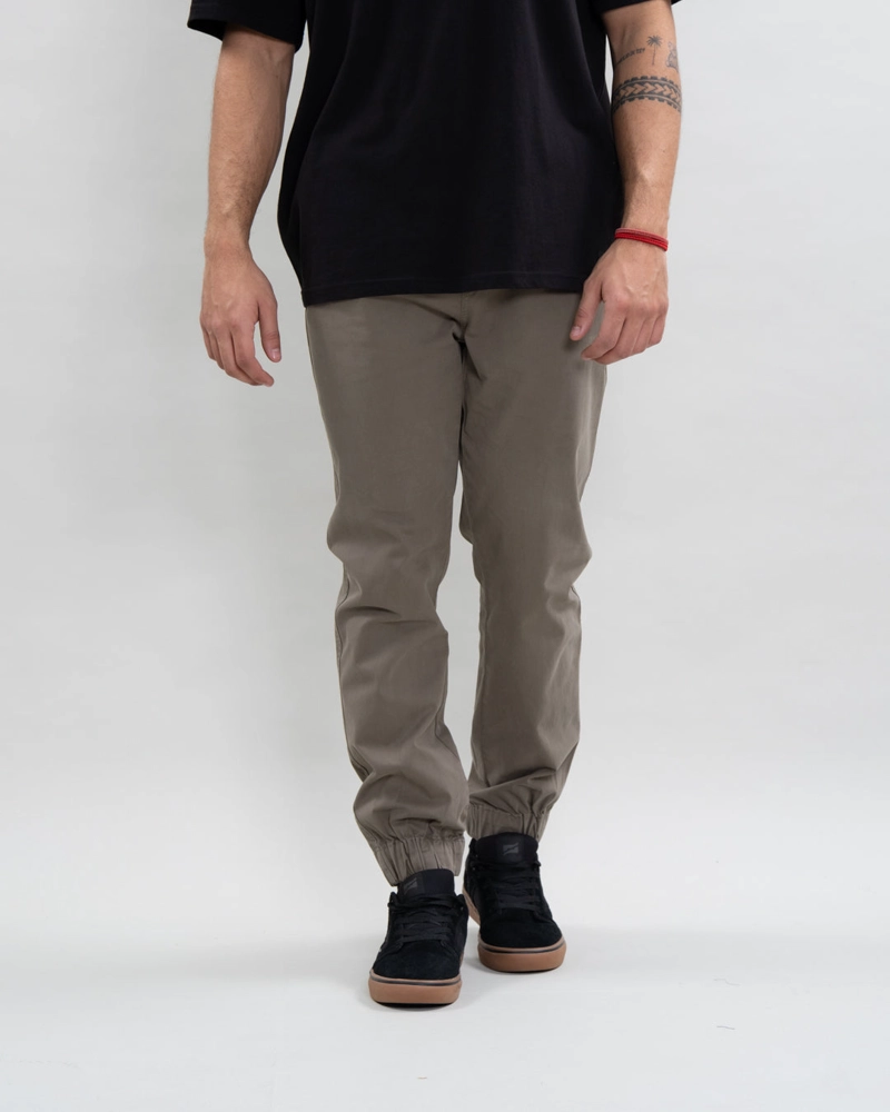 PANTALON JOGGER HOMBRE TWILL PUÑOS POLEMIC - 2