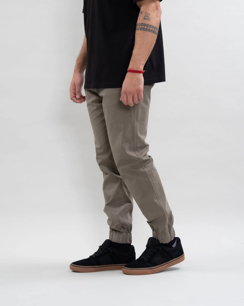 PANTALON JOGGER HOMBRE TWILL PUÑOS POLEMIC - 3