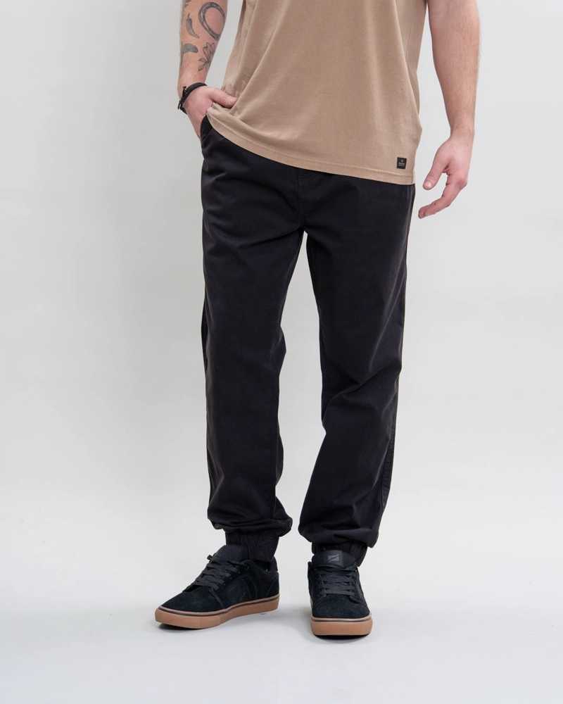 PANTALON JOGGER HOMBRE TWILL PUÑOS POLEMIC - 3