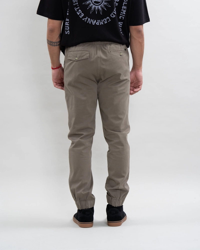 PANTALON JOGGER HOMBRE TWILL PUÑOS POLEMIC - 4