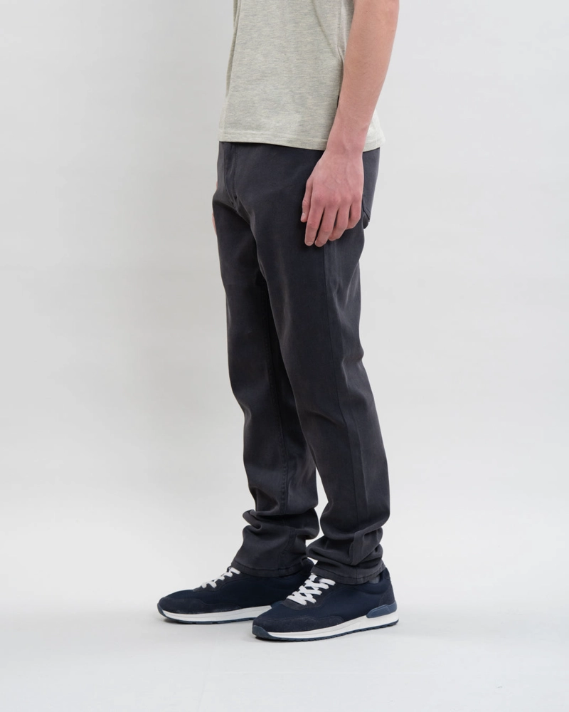 JEANS JUVENIL DENIM REGULAR FIT GRIS POLEMIC - 1