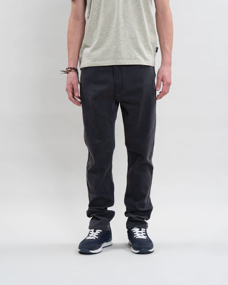 JEANS JUVENIL DENIM REGULAR FIT GRIS POLEMIC - 3