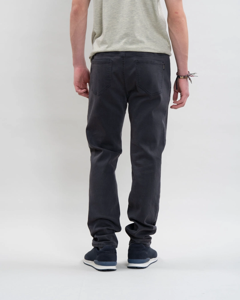 JEANS JUVENIL DENIM REGULAR FIT GRIS POLEMIC - 4