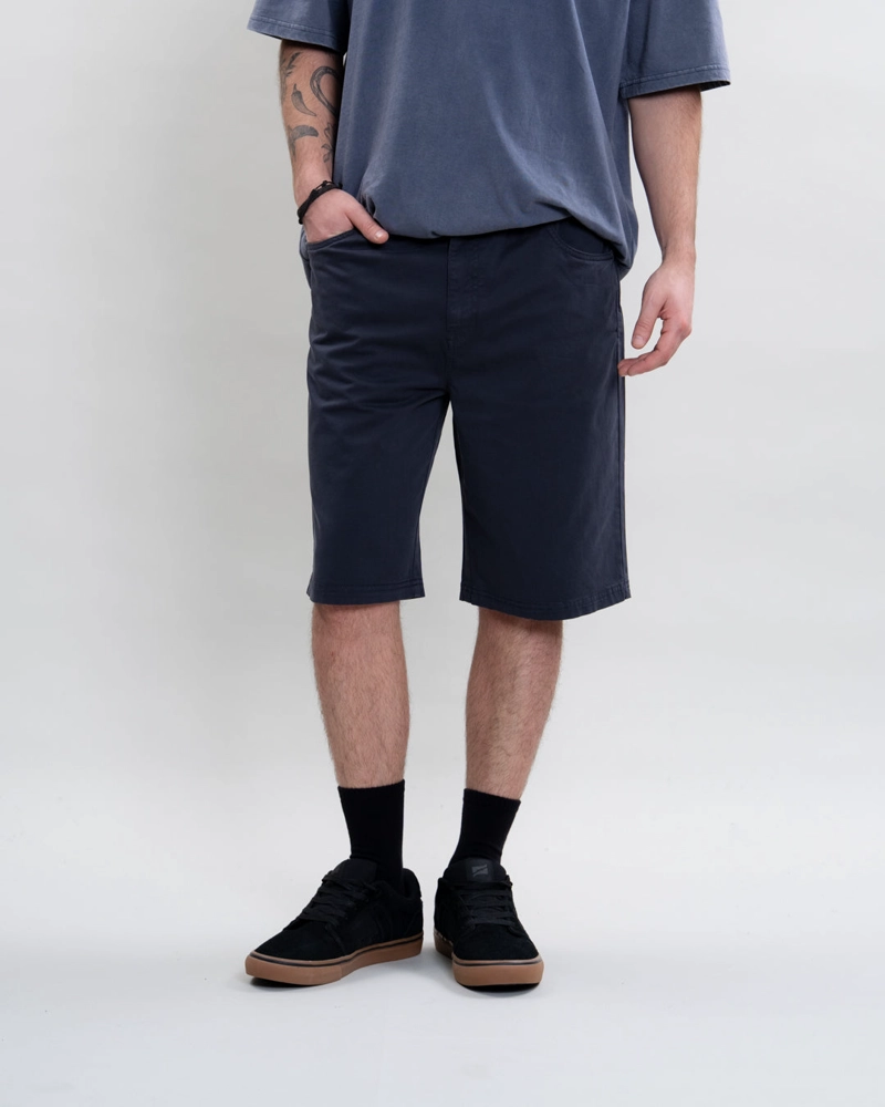 BERMUDA TWILL 5 BOLSILLOS PRETINA ELASTICADA YV3784 POLEMIC - 1