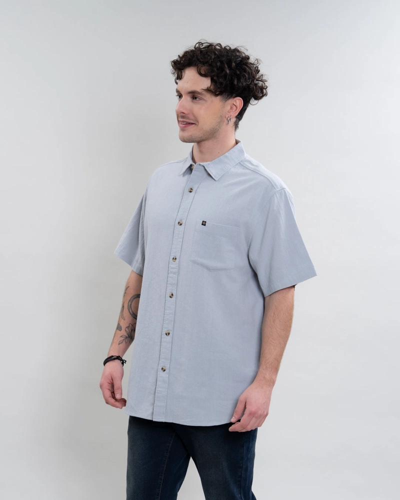CAMISA MANGA CORTA BOLSILLO ALGODON YV5788 POLEMIC - 3