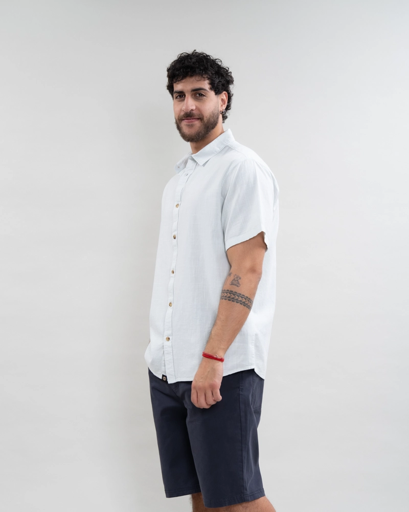 CAMISA MANGA CORTA HOMBRE ALGODON YV5787 POLEMIC - 1