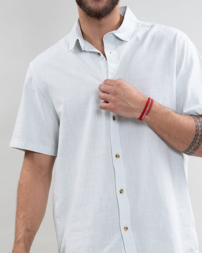 CAMISA MANGA CORTA HOMBRE ALGODON YV5787 POLEMIC - 3