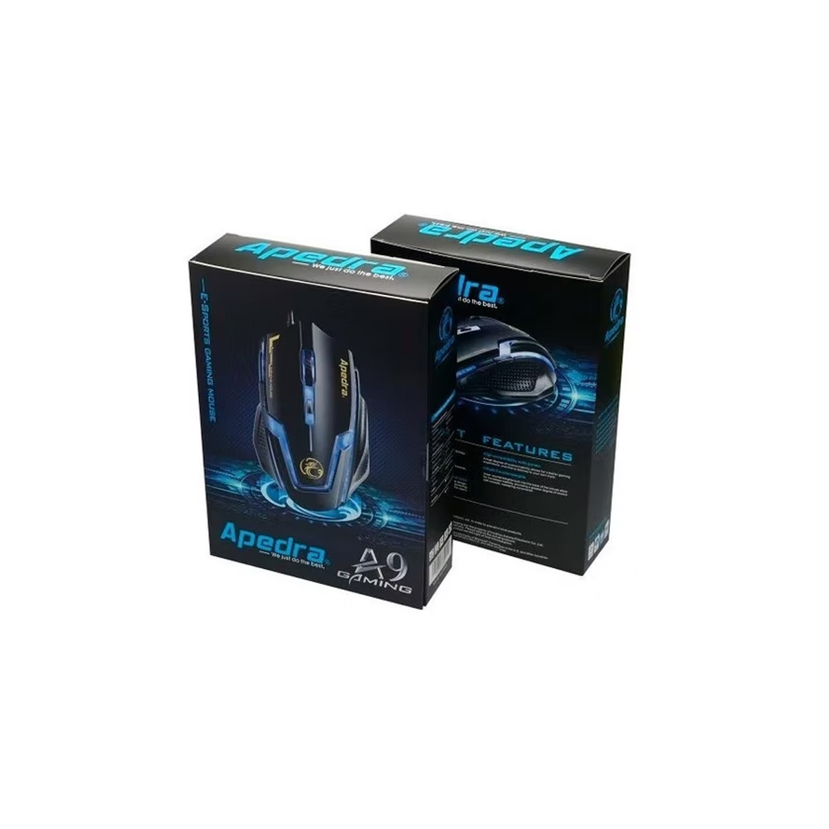 MOUSE GAMER A9 3200 DPI RETROILUMINADO - 2