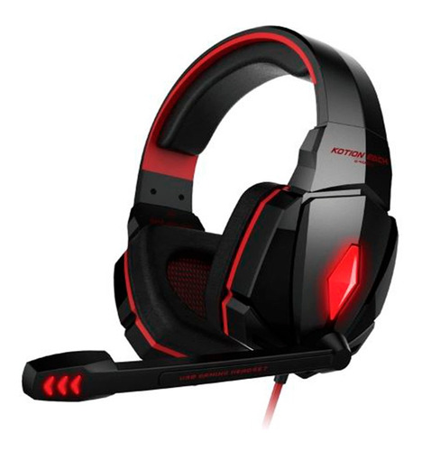 AUDÍFONOS GAMER KOTION EACH HEADSET PROFESIONAL G4000 PS4XBOXPC ROJO - 1