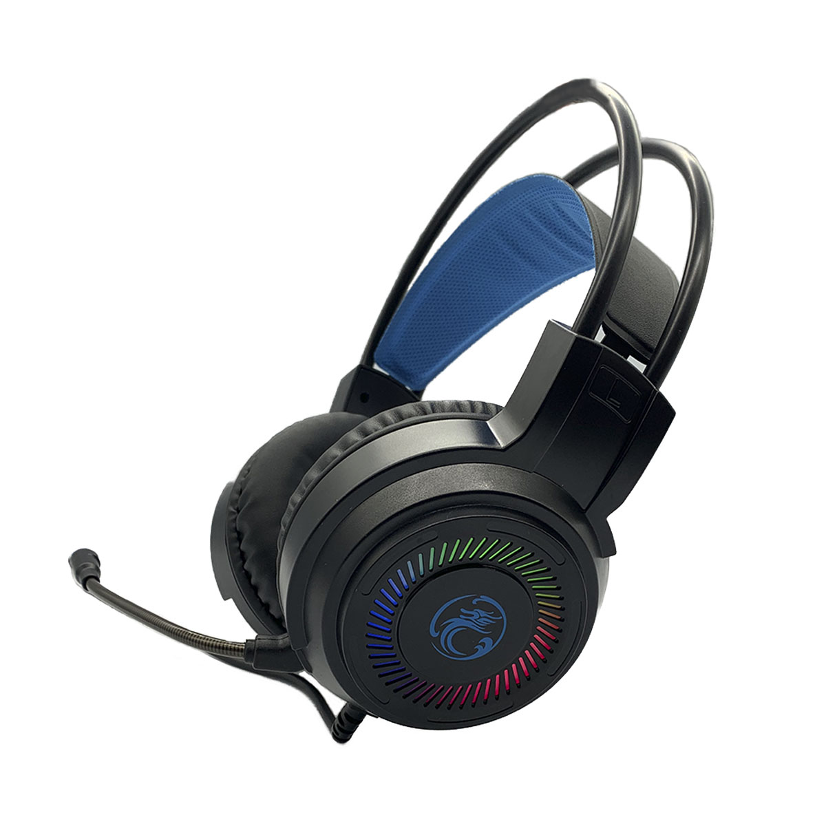 AUDÍFONOS GAMER HEADSET USB APEDRA HD-480 USB LUZ RGB MICRÓFONO - 1