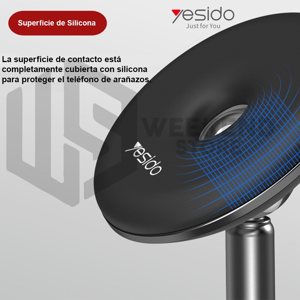 SOPORTE HOLDER PORTA CELULAR MAGNETICO MARCA YESIDO C93 - 3