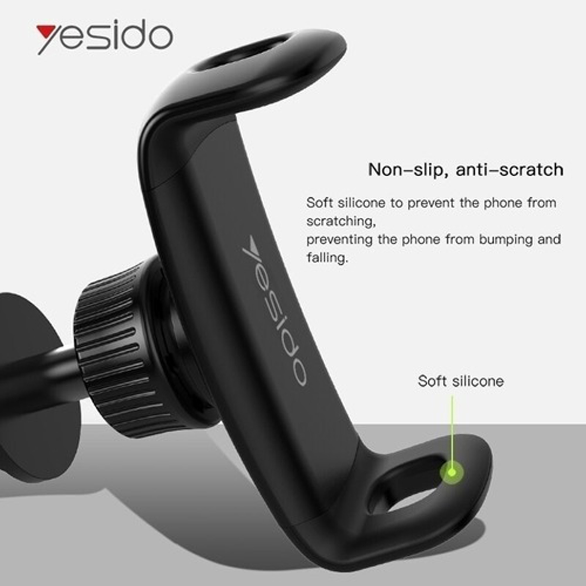 SOPORTE HOLDER PORTA CELULAR MARCA YESIDO C47 PREMIUM - 4