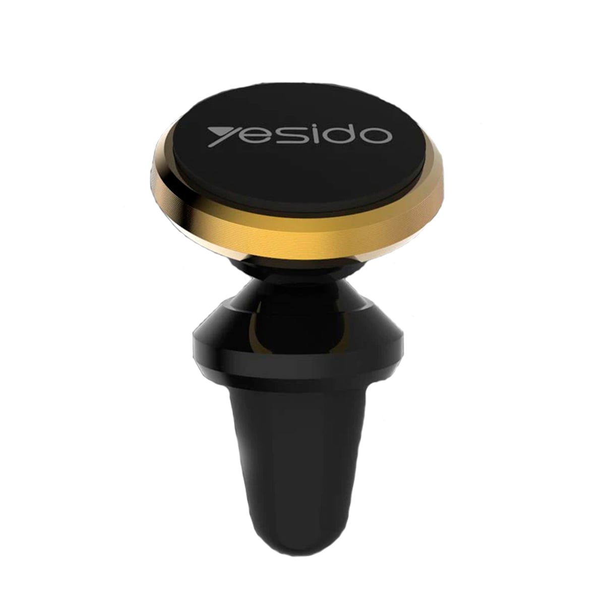 SOPORTE HOLDER PORTA CELULAR MAGNÉTICO MARCA YESIDO C19 DORADO - 1