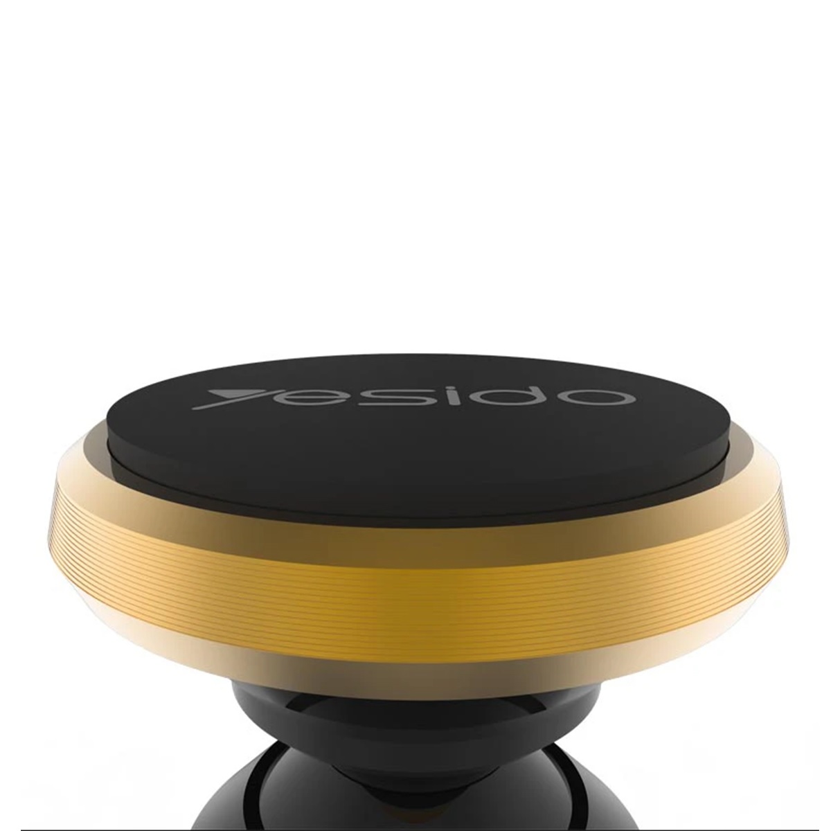 SOPORTE HOLDER PORTA CELULAR MAGNÉTICO MARCA YESIDO C19 DORADO - 2