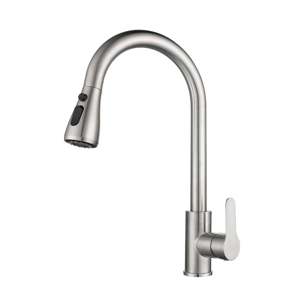 LLAVE GRIFERÍA LAVAPLATOS MONOMANDO CUELLO EXTRAÍBLE TAP04 - 1